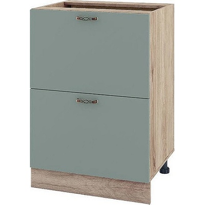 ИРИМ Долен кухненски шкаф Сити АРФ-Олив мат-11-44 60 см