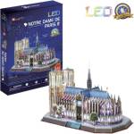  3D пъзел Notre Dame de Paris / LED - 149 части (17C-L173)