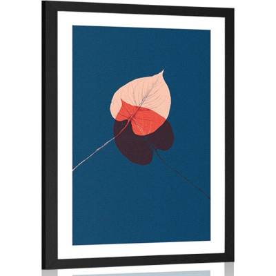 Plakát s paspartou nevšednost listů - 40x60 no frame