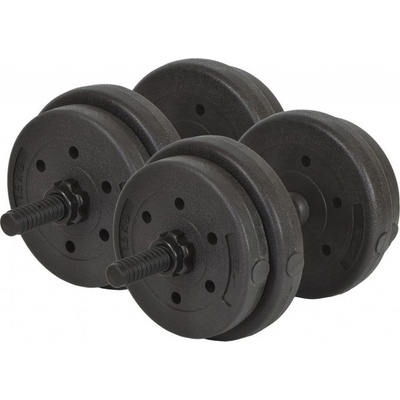 Eb Fit Bitúmenové činky nastaviteľné 2 x 8 kg