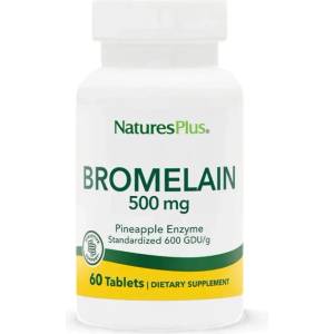 NaturesPlus Bromelain 500 mg [60 Таблетки]