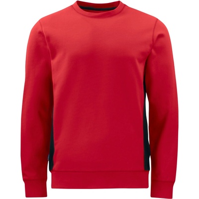 Projob mikina 2127 Sweatshirt Roundneck Doubleface red