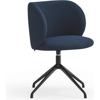 Teulat Тъмносин тапициран трапезен стол Mogi - Teulat (17500_TE)