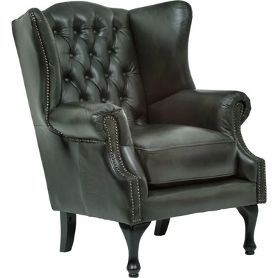 Sob nábytek Chesterfield II zelená pravá kůže F0A00000848W
