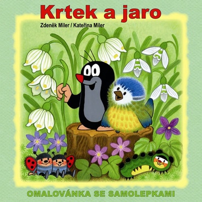Krtek a jaro omalovánka