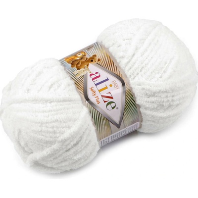 Alize Softy Plus 55 bílá