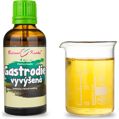 Gastrodie vyvýšená tcm pavlovy bylinné kvapky tinktúra 50 ml