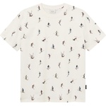 DEDICATED Мъжка тениска DEDICATED T-Shirt Stockholm Ski Team AOP T-shirt - Off-White - размер XXL (217-0115-0115)