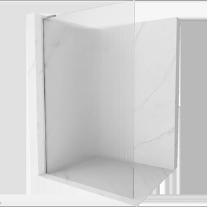 Mexen Kioto L душ параван Walk-in 100 x 200 cm, ивици, хром - 800-100-103-01-09 (800-100-103-01-09)