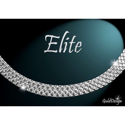 Gold Design Elite řetízek rhodium (GD234)