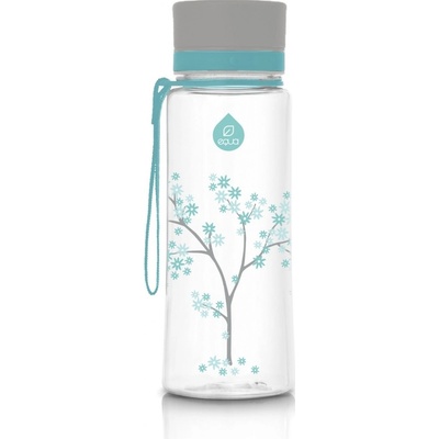 Equa Mint Blossom 0,6 l průhledná-šedá