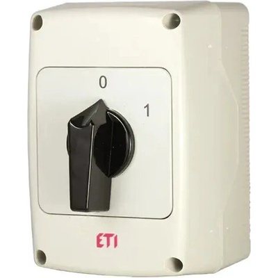 ETI Vačkový spínač 2-pólový 40A "0-1" zapuzdrený IP65 CS 40 91 PNG