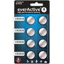 everActive CR2016/CR2025/CR2032 8ks CRMIX8BL