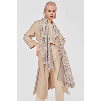 Tous Шал Tous дамски в бежово с десен (2000786347)