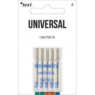 Univerzálne ihly TEXI UNIVERSAL 130/705 H 5x70-90