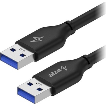 AlzaPower APW-CBAMAM310B Core USB-A to USB-A 3.2 Gen 1, 1m, černý