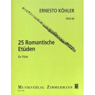 25 Romantische Etuden pre priečnu flautu op. 66