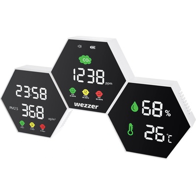 Монитор за качество на въздуха Wezzer Air PRO DM50 (81401)