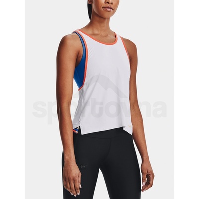 Under Armour Tílko 2 in 1 Knockout Tank bílá – Zboží Mobilmania