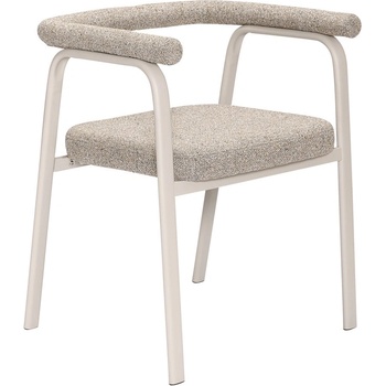 Hübsch Бежови тапицирани трапезни столове в комплект с подлакътници 2 бр. Ecto - Hübsch (391902)