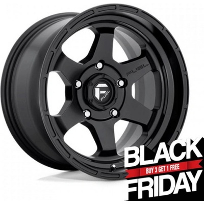 Fuel D664 SHOK 9x17 6x139,7 ET1 matte black