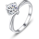 Silenti Jewelry Сребърен пръстен "Сила" - 7 - 54.5мм (17.2мм диам. )