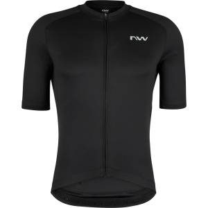 Northwave Мъжка фланелка с къс ръкав за колоездене Northwave Force 2 Jersey Short Sleeve Cycling jersey - Black (056-3146-0113)