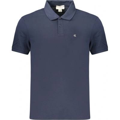 Calvin Klein polo triko s krátkým rukávem modrá