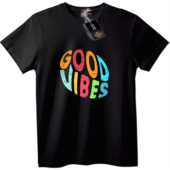 NOONEBRAND Тениска Good Vibes Цветна - XS, White