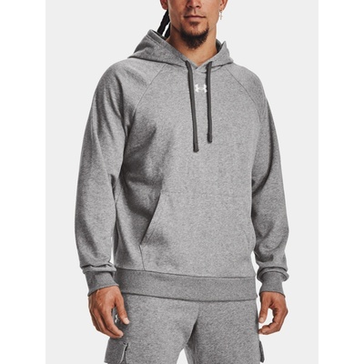UA Rival fleece Hoodie grey Under Armour šedá