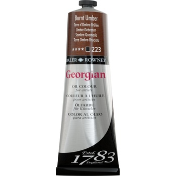 Daler Rowney Georgian Маслена боя Burnt Umber 225 ml 1 бр (111225223)