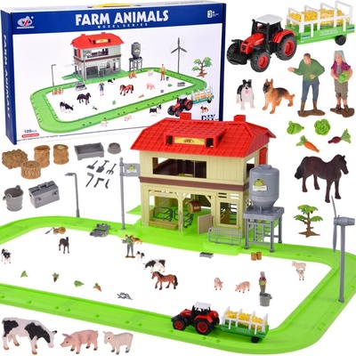 JOKO Farma sada – stodola, traktor, zvířátka a doplňky