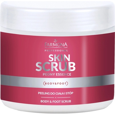 Farmona Professional, Skin Scrub Peony Essence peeling na telo a nohy 500 g