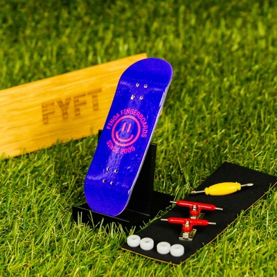 Finga Fingerboards Fingerboard Komplet začiatočník Design Happy červené trucky