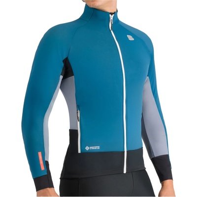 Sportful Мъжко яке за ски бягане Sportful Apex Jacket Cross-country ski jacket - Blue Corsair / Cement / Black - размер XL (003-3054-0415)