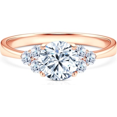 SAVICKI Годежен пръстен Fairytale: розово злато, диаманти