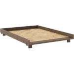 Karup Design Кафяво двойно легло 140x200 cm от масивен бор с включена подматрачна рамка Social - Karup Design (434106140200)