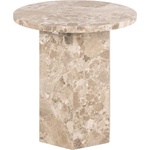 Actona Мраморна кръгла странична масичка ø 50 cm Naxos - Actona (H000023616)