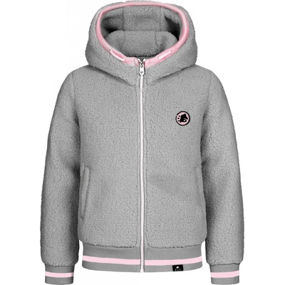 ELT Mikina Lucky Gabriella zateplená dětská stone šedá /lucky heart