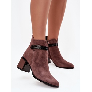 Step in style Дамски боти с ток модел 220198 Step in style