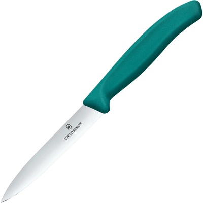 Victorinox Nôž na ovocie/zeleninu, 10cm,hladká čepeľ, zelený 6.7704.C1