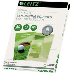 LEITZ iLAM UDT A5 2x80mic 100бр. лъскаво ламиниращо фолио 74920000 (74920000)