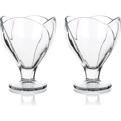 Pasabahce Krabičky Tulipán transparentní 2 x 300 ml