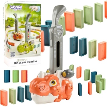 Woopie Barevný dino domino