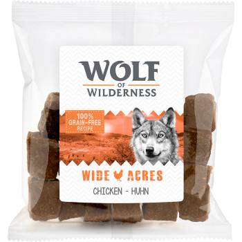 Wolf of Wilderness 180г Wild Bites Wolf of Wilderness, лакомство за кучета - Wide Acres с пиле