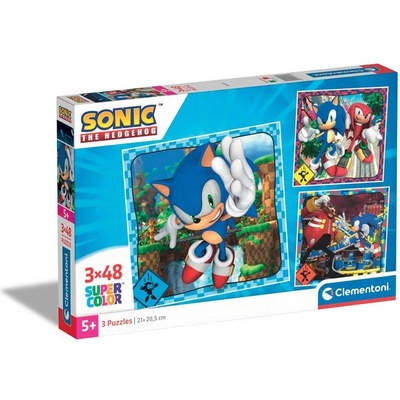 Clementoni 3x48ч. Пъзел Sonic 25320