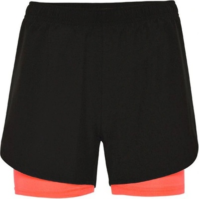 Roly šortky Lanus sportovní s vnitřní síťkou dámské E6655-02234-S Černo-červená