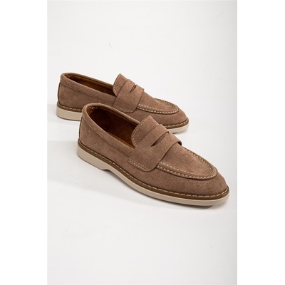 Moda Trend Дамски велурени лоуфъри - Визон #367281 (367281_Визон)