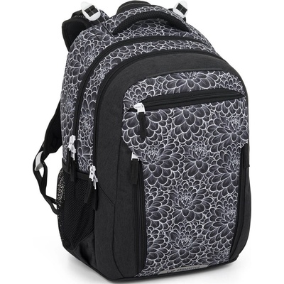 Bagmaster batoh PORTO 25 A černo-bílý