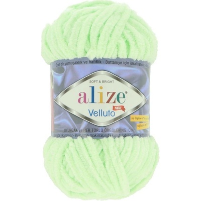 Alize Velluto 464 světlá máta
